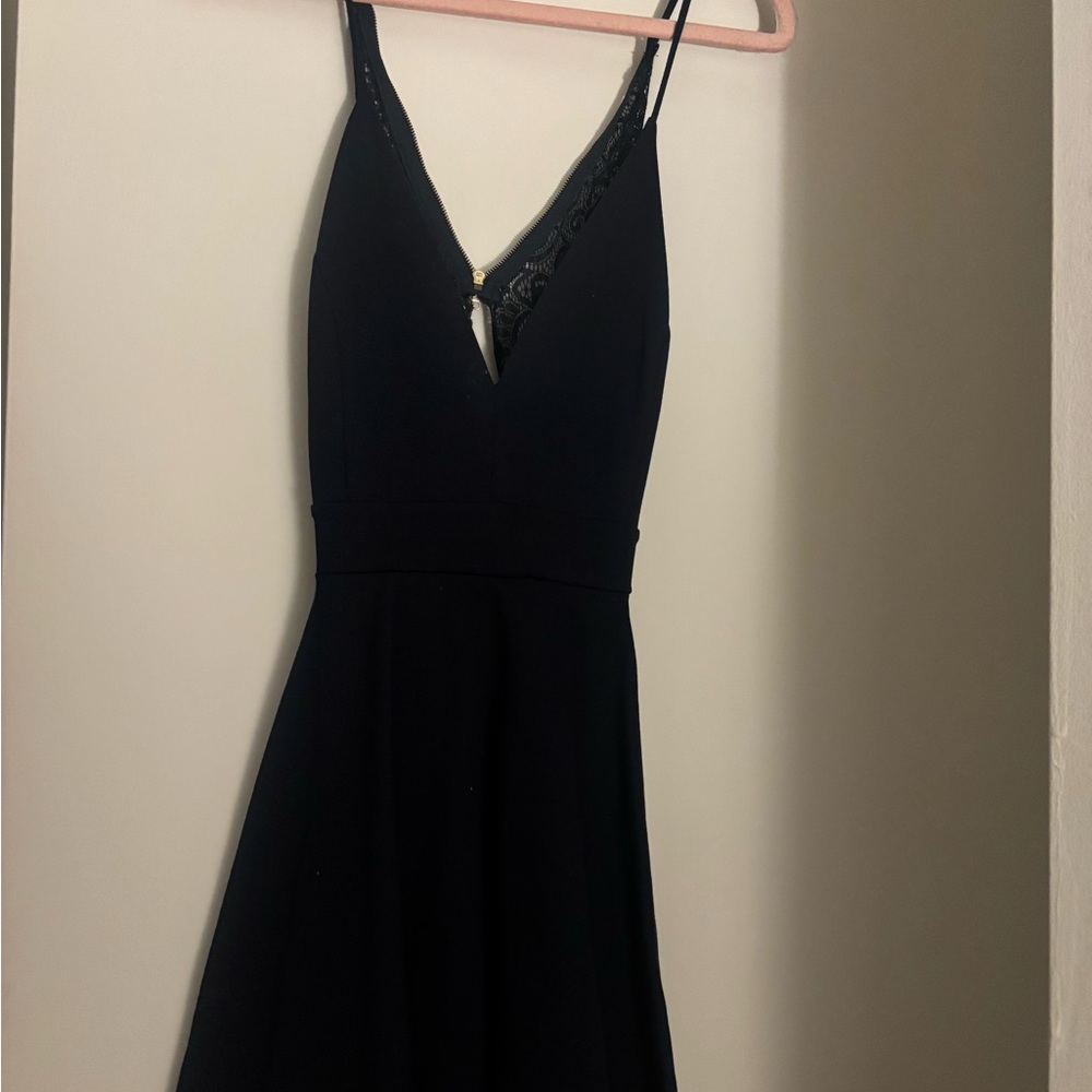 Elegant Navy Blue Sleeveless Dress from Windsor